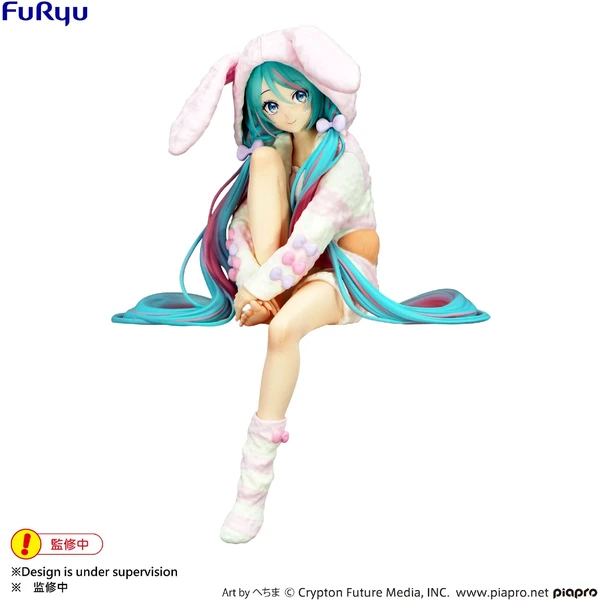 Figurka Furyu Noodle Stopper: Hatsune Miku - Rabbit Ear Hood Pajama 14 cm - Figurky - Obrázek G46D000P01