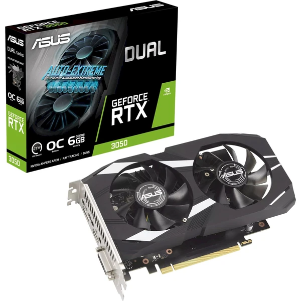 ASUS Dual GeForce RTX 3050 OC 6GB GDDR6 - Grafické karty - Obrázek G4ZA000J01