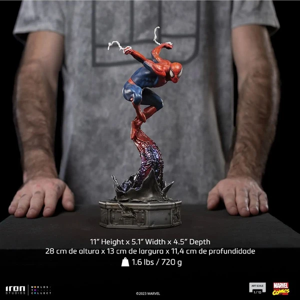 Soška Iron Studios Art Scale 1/10 Spider-man vs Villains - Spider-Man 28 cm - Sochy a sošky - Obrázek G5M7000J01