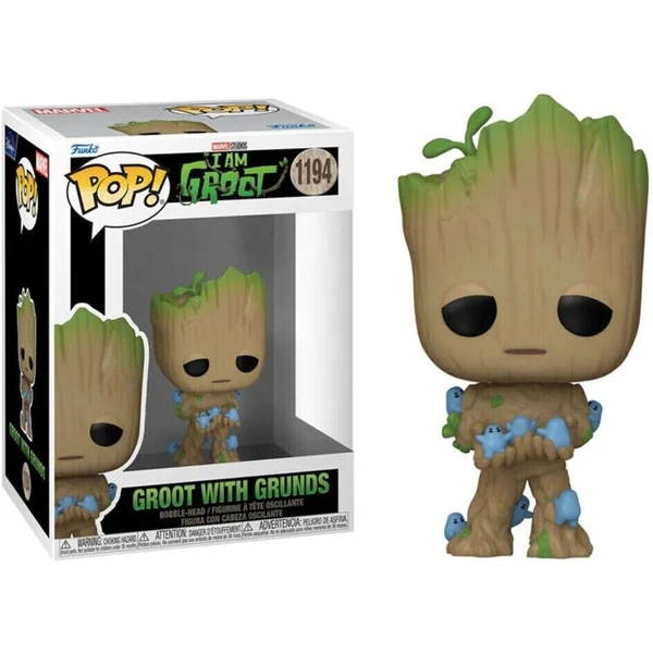 Funko POP! #1194 Marvel: I Am Groot - Groot w/ Grunds - Funko POP! - Hlavní obrázek
