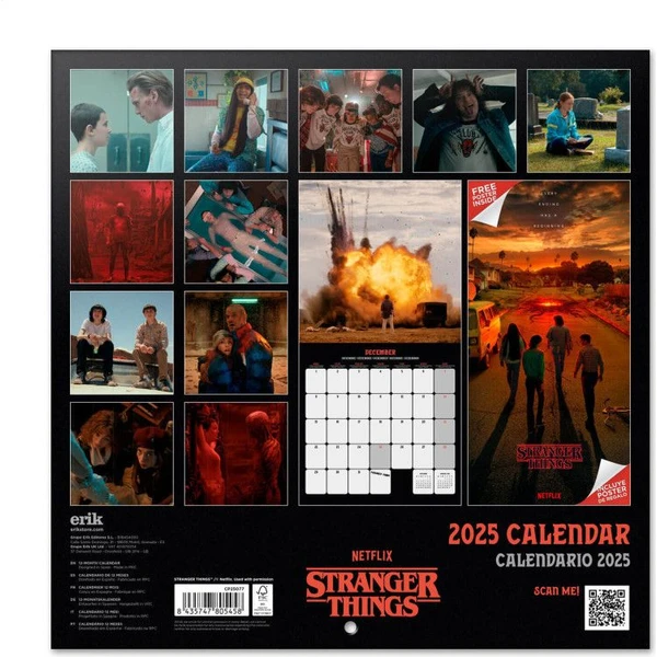 Kalendář Stranger Things 2025 - Kalendáře - Obrázek G6M9000O01