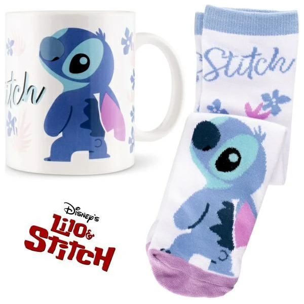 Dárkový set Lilo & Stitch - Cute Stitch hrnek a ponožky - Dárkové sety - Obrázek G6QC000K01