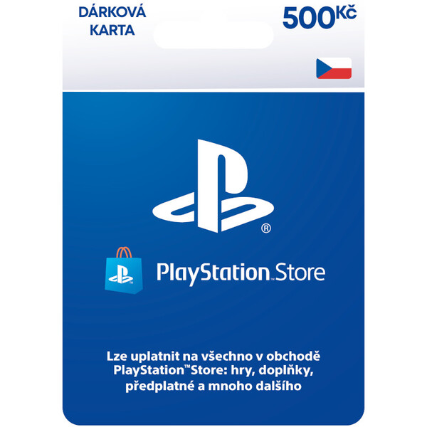Levně PlayStation Store - Dárková karta 500 Kč