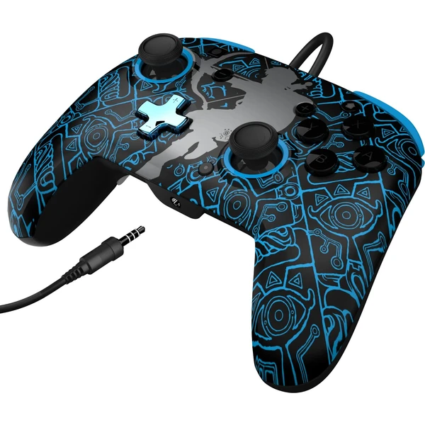 PDP Padwired Rematch drátový ovladač GITD - Zelda Sheikah (Switch) - Herní ovladače - Obrázek G7B6000O01