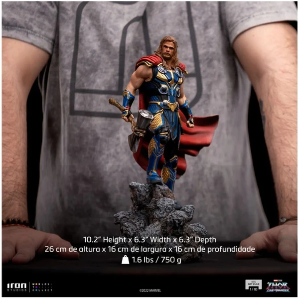 Soška Iron Studios BDS Art Scale 1/10: Marvel - Thor Love and Thunder - Thor 26 cm - Sochy a sošky - Obrázek GAS5000O01