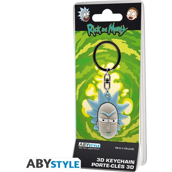 3D Klíčenka Abysse Corp Rick & Morty - Rick Sanchez - Klíčenky - Obrázek GDXH000K01