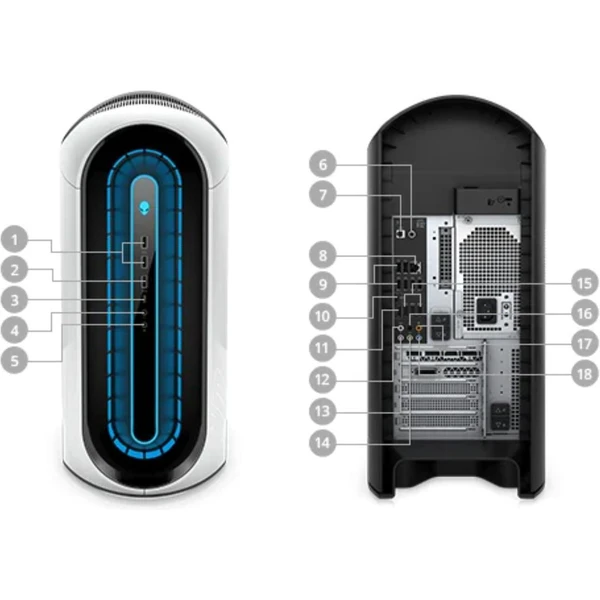 Dell Alienware Aurora R12 RTX 3070 (D-AWR12-N2-512S) stříbrný - Stolní počítače - Obrázek GHNO600301