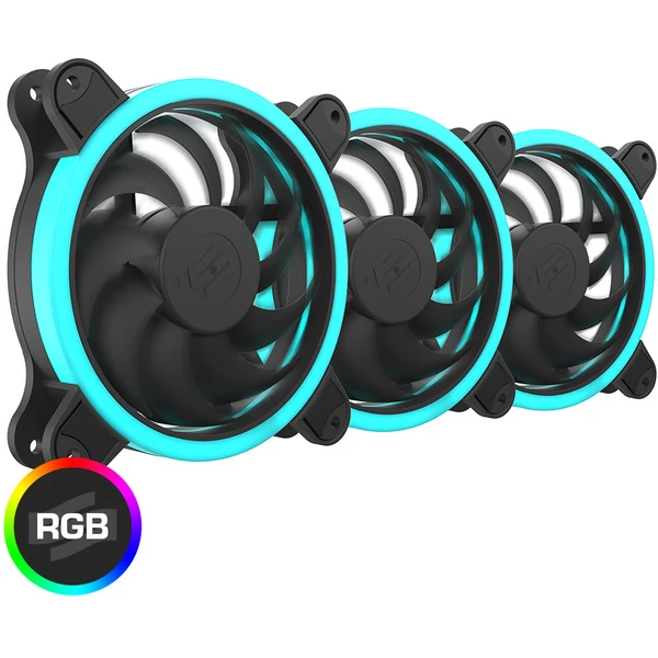 SilentiumPC Sigma HP Corona RGB 120 (3x) - Ventilátory pro PC - Obrázek GHTR600301
