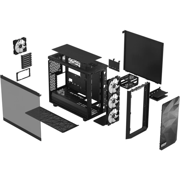 Fractal Design Meshify 2 Lite RGB černá - Počítačové skříně - Obrázek GPDVF00101
