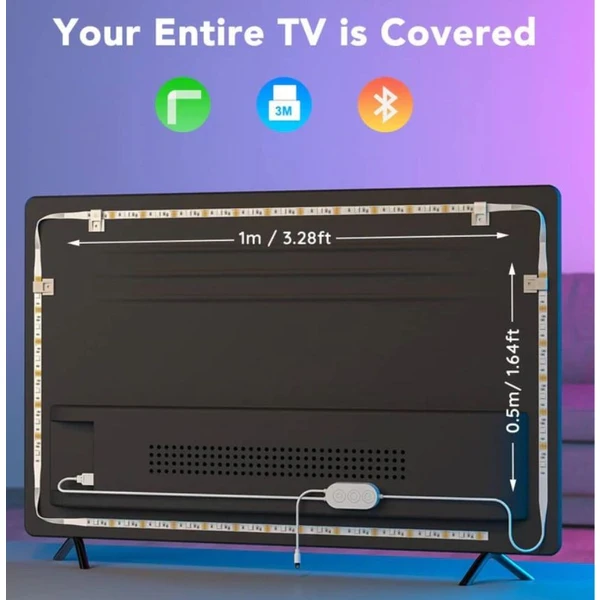 Govee TV 46-60" SMART LED podsvícení RGB - Chytrá osvětlení - Obrázek GPG4000J01