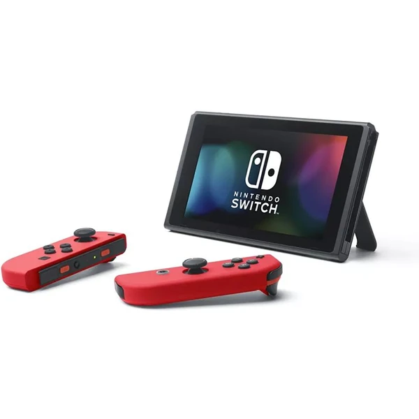 Nintendo Switch konzole červená - Super Mario Odyssey bundle - Konzole - Obrázek GWNM300401