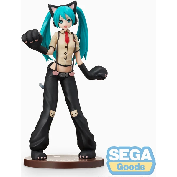Figurka Sega Goods Hatsune Miku Project DIVA - Arcade Future Tone SPM Hatsune Miku (Kitty Cat) 23 cm - Figurky - Obrázek GY6E000K01