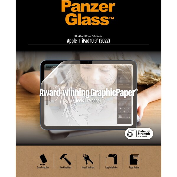 Levně PanzerGlass™ GraphicPaper™ Apple iPad 10,9" (2022)