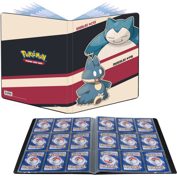 Levně Pokémon UP: GS Snorlax Munchlax - A4 album na 180 karet