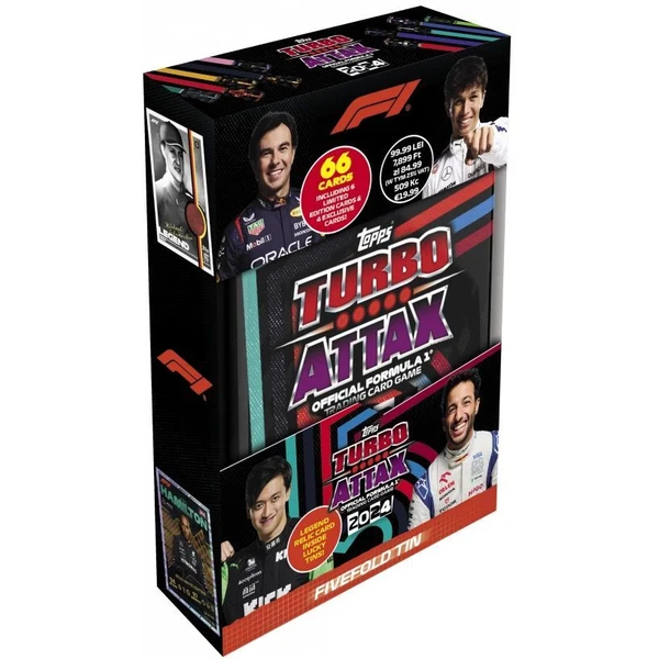 Karty Formule 1 Topps Turbo Attax 2024 Mega Tin FiveFold - Karty Formule 1 - Hlavní obrázek