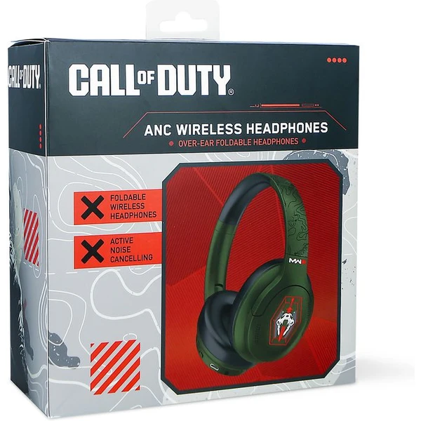 OTL bezdrátová náhlavní sluchátka ANC Call of Duty Modern Warfare 3 zelené - Sluchátka - Obrázek H147000701