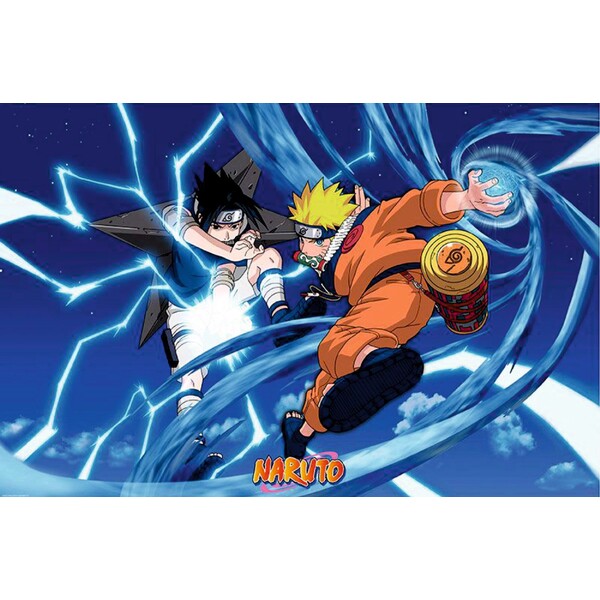 Levně Plakát Naruto Shippuden - Naruto & Sasuke (39)