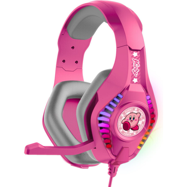 Levně OTL PRO G5 drátová herní sluchátka s motivem Kirby růžová