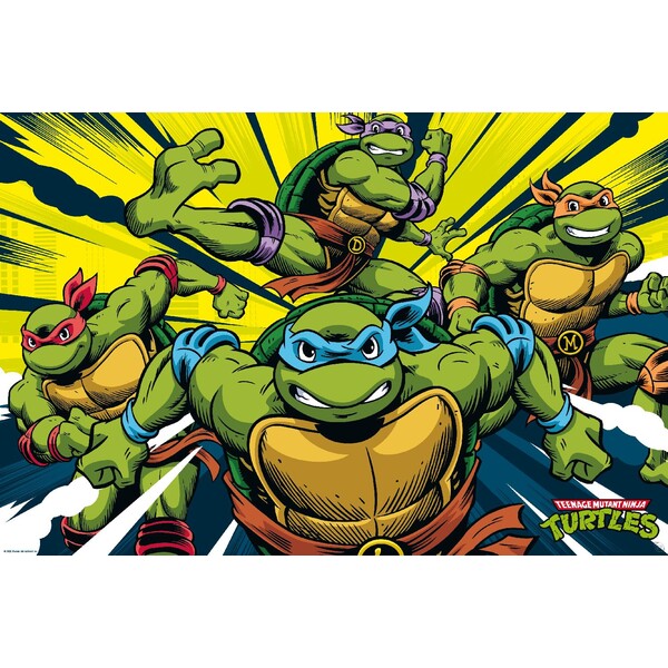Levně Plakát Teenage Mutant Ninja Turtles - Turtles in Action (103)