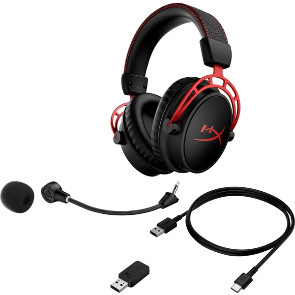 HyperX Cloud Alpha bezdrátový herní headset černý - Sluchátka - Obrázek H4JF100501
