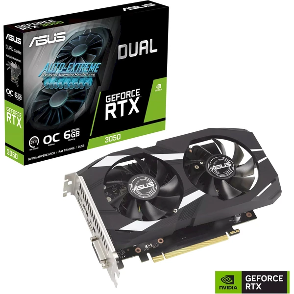 ASUS Dual GeForce RTX 3050 OC 6GB GDDR6 - Grafické karty - Obrázek H4ZA000J01