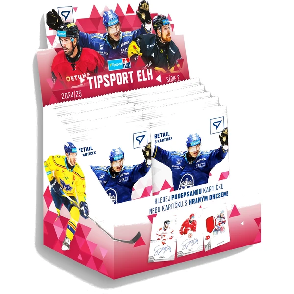 Hokejové karty SportZoo Tipsport ELH 2024/2025 2. série Retail balíček - Hokejové karty - Obrázek H5QD000J01