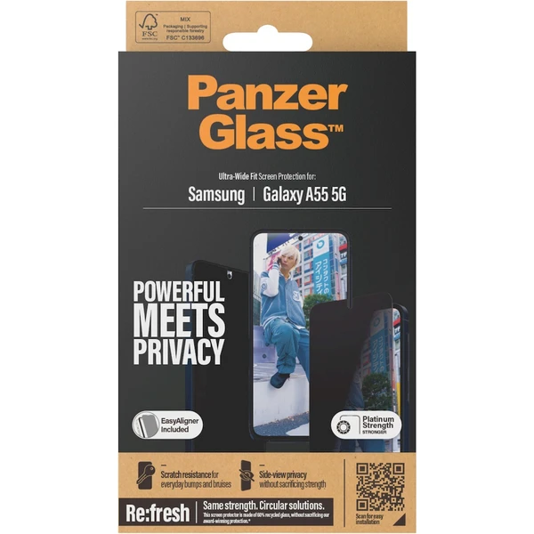 PanzerGlass Privacy Samsung Galaxy A55 5G - Ochranné folie a skla - Obrázek H8G3000P01