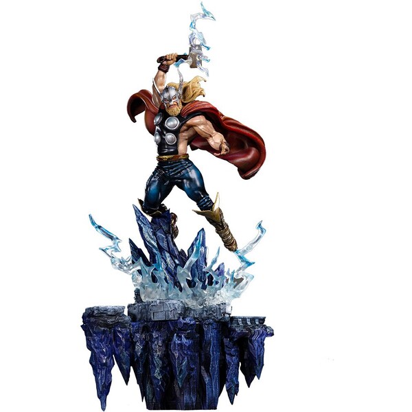 Levně Soška Iron Studios Marvel: Infinity Gauntlet Diorama - Thor Deluxe BDS Art Scale 1/10