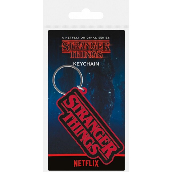 Levně Klíčenka gumová Stranger Things - logo