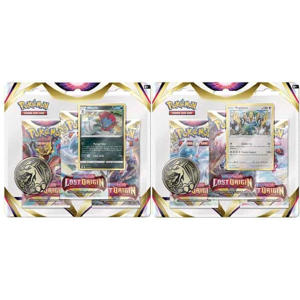 Pokémon TCG: SWSH11 Lost Origin - 3 Blister Booster - Pokémon karty - Hlavní obrázek