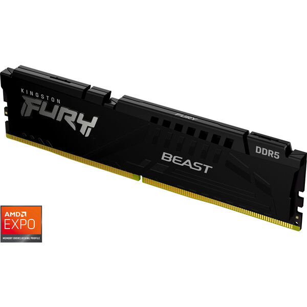 Levně Kingston FURY Beast 16GB 5200MHz DDR5 CL36 DIMM Black AMD EXPO