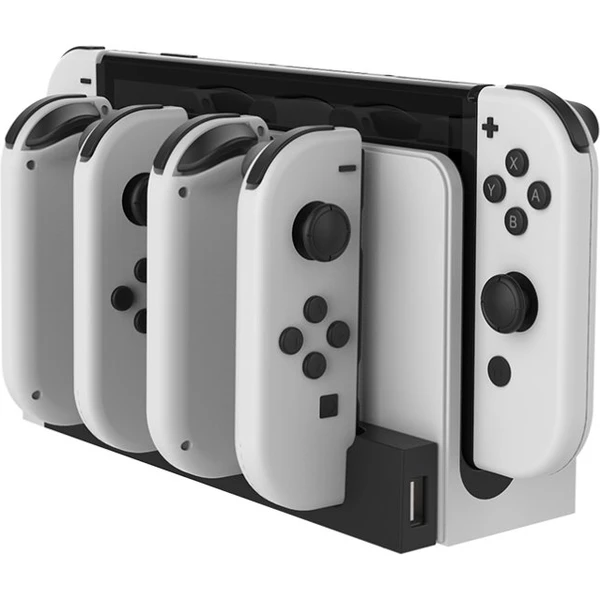 iPega 9186 nabíjecí stanice pro Nintendo Switch a Joy-con bílá/černá - Nabíječky - Obrázek HK81000701