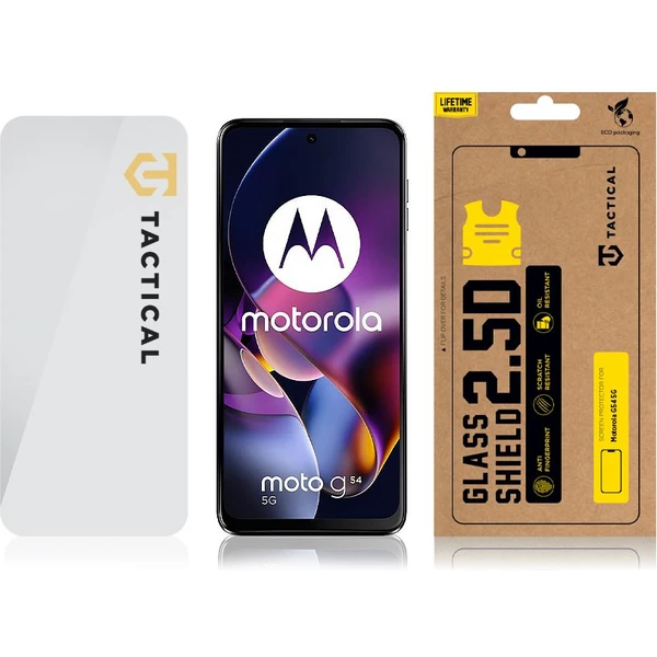 Tactical Glass Shield 2.5D sklo Motorola G54 5G/Power Edition čiré - Ochranné folie a skla - Obrázek HTS2000L01