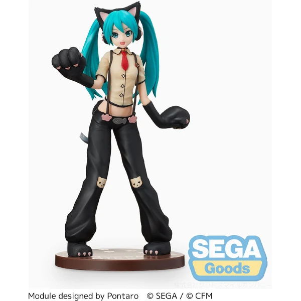 Figurka Sega Goods Hatsune Miku Project DIVA - Arcade Future Tone SPM Hatsune Miku (Kitty Cat) 23 cm - Figurky - Obrázek HY6E000K01