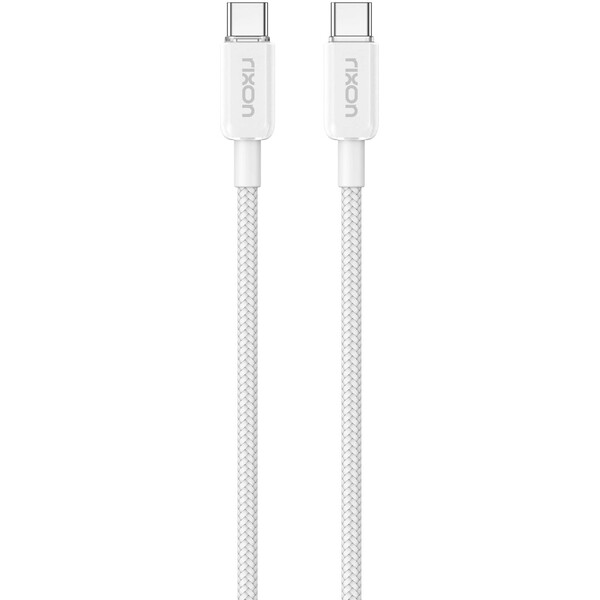 Rixon datový a nabíjecí kabel USB-C/USB-C nylon PD60W