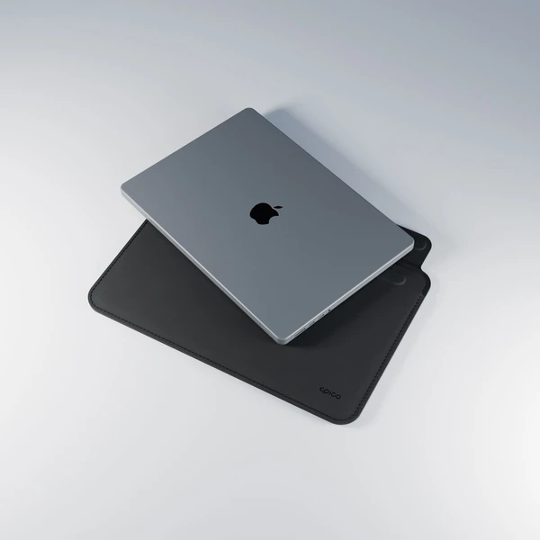 Epico Leather Sleeve kožené pouzdro pro Macbook Pro 16" černý - Pouzdra - Obrázek I2LL000K01