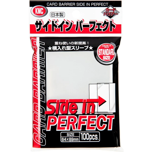 KMC Standard Sleeves - Side-In Perfect (100 obalů) - Obaly na karty - Hlavní obrázek