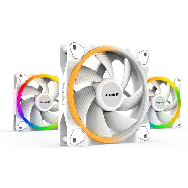 Ventilátor do PC Be quiet! Light Wings White 140mm PWM Triple Pack