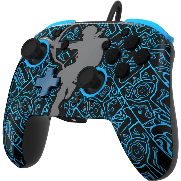 PDP Padwired Rematch drátový ovladač GITD - Zelda Sheikah (Switch) - Herní ovladače - Obrázek I7B6000O01