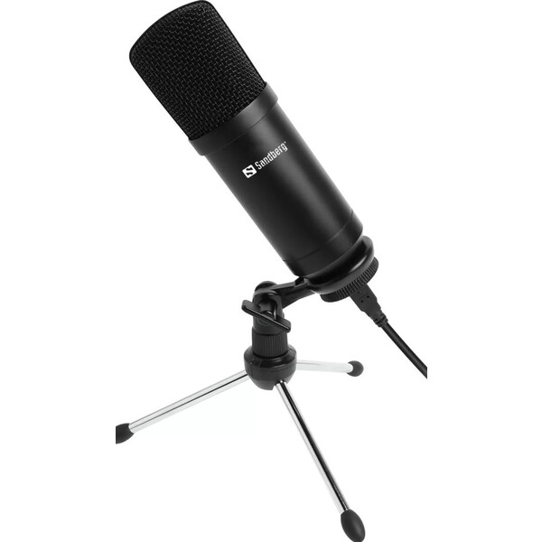 Levně Sandberg Streamer mikrofon černý