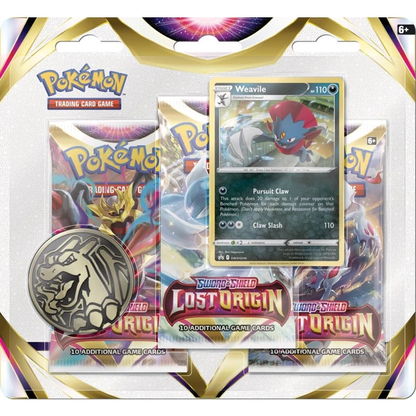 Pokémon TCG: SWSH11 Lost Origin - 3 Blister Booster - Pokémon karty - Obrázek IHGG300401
