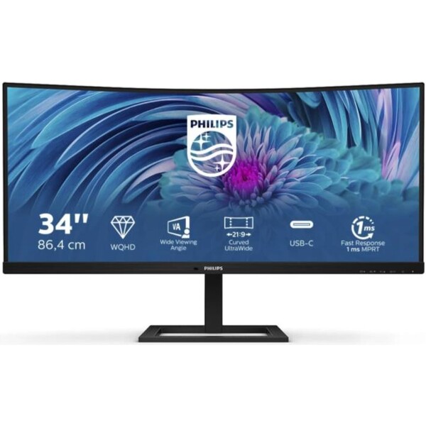 Philips 346E2CUAE USB-C zakřivený monitor 34"