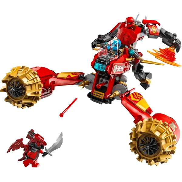LEGO Ninjago 71830 Kaiův bouřný jezdec a robot - LEGO - Obrázek INSE000J01
