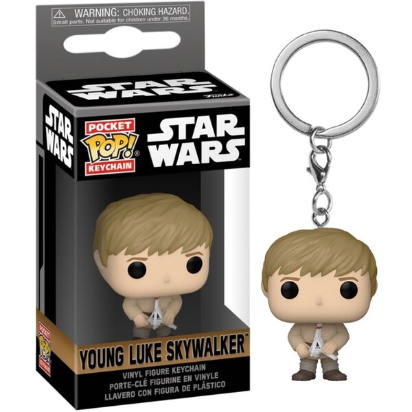 Levně Funko POP! Keychain: Obi-Wan Kenobi S2 - Young Luke Skywalker