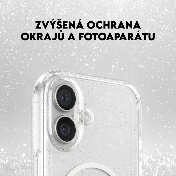PanzerGlass® CARE Star Lit kryt s MagSafe Apple iPhone 17 třpytivý/bílý - Pouzdra - Obrázek IQDH000K01