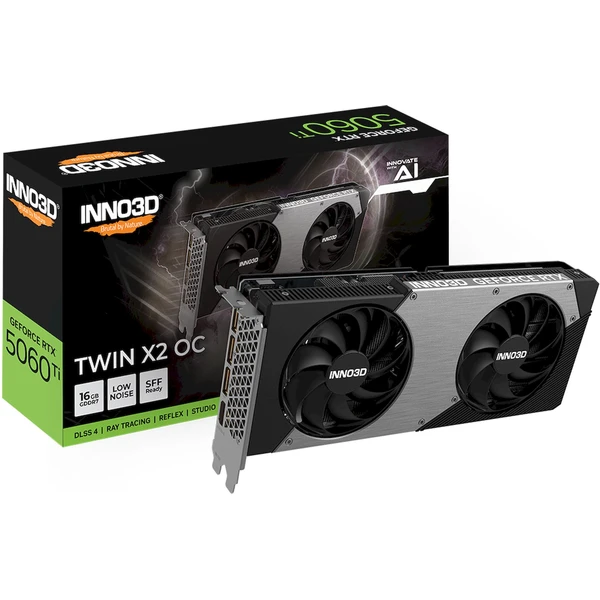 INNO3D NVIDIA GeForce RTX 5060 Ti Twin X2 OC 16GB GDDR7 - Grafické karty - Obrázek IQWH000K01