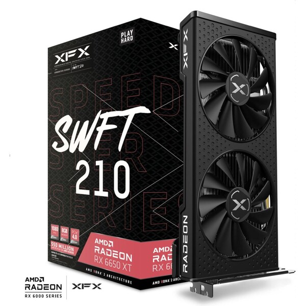 XFX Speedster SWFT 210 AMD Radeon RX 6650 XT CORE 8GB GDDR6