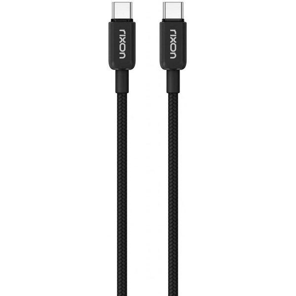 Rixon datový a nabíjecí kabel USB-C/USB-C nylon PD60W