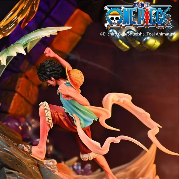 One Piece Luffy VS Magellan 1/6 Licensed Statue - Infinity Studio [In-Stock]