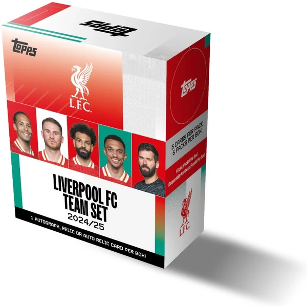 Topps fotbalové karty Liverpool 2024/25 Team Set - Fotbalové karty - Hlavní obrázek